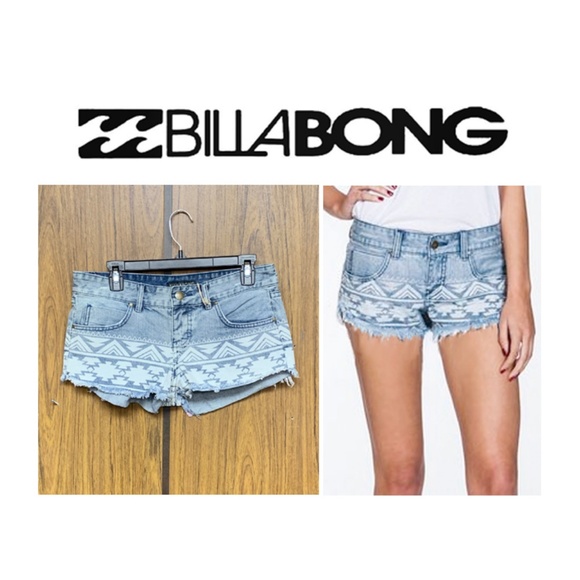 billabong laneway denim shorts